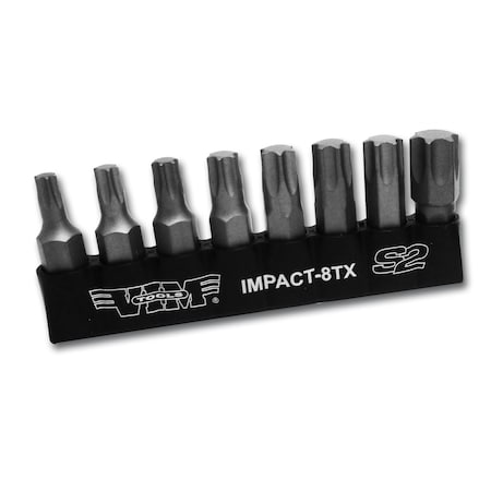 Vim Tools VIM Tools 8-Piece Impact Torx Bits IMPACT-8TX